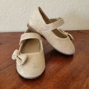 Panda Ninja Toddler Shoes!💖 Gold sparkle.